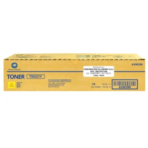 Toner Konica Minolta TN-321Y Yellow Bizhub C224, C284, C364 A33K290