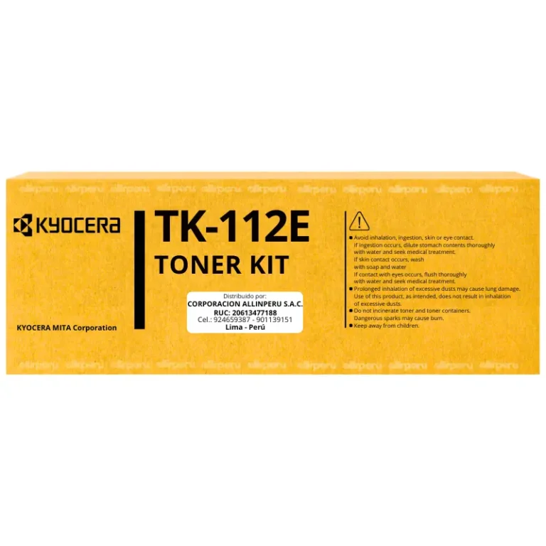 Toner Kyocera TK-112E Negro para FS-720, FS-820 TK112E