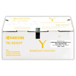 Toner Kyocera TK-5242Y Yellow para Ecosys M5526cdw Original