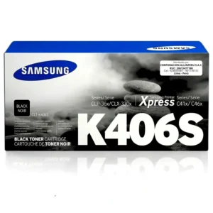 Toner Samsung CLT-K406S SU122A negro original sellado de fábrica