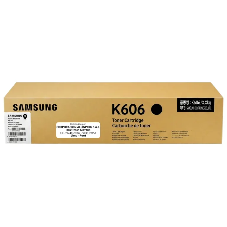 Toner Samsung MLT-K606S SS805A negro original para SCX-8030 y SCX-8040ND
