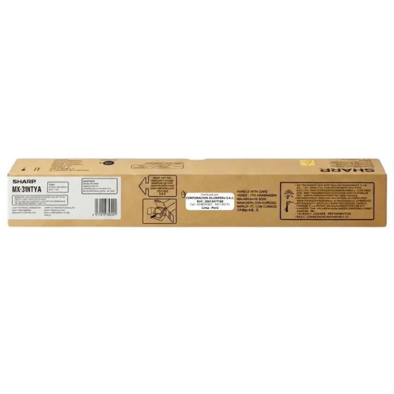 Tóner Sharp MX-31NTYA Amarillo original para Sharp MX-2600N y MX-3100N