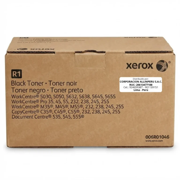 Tóner Xerox 006R01046 negro original para WorkCentre 5632 y 5638 — pack x2