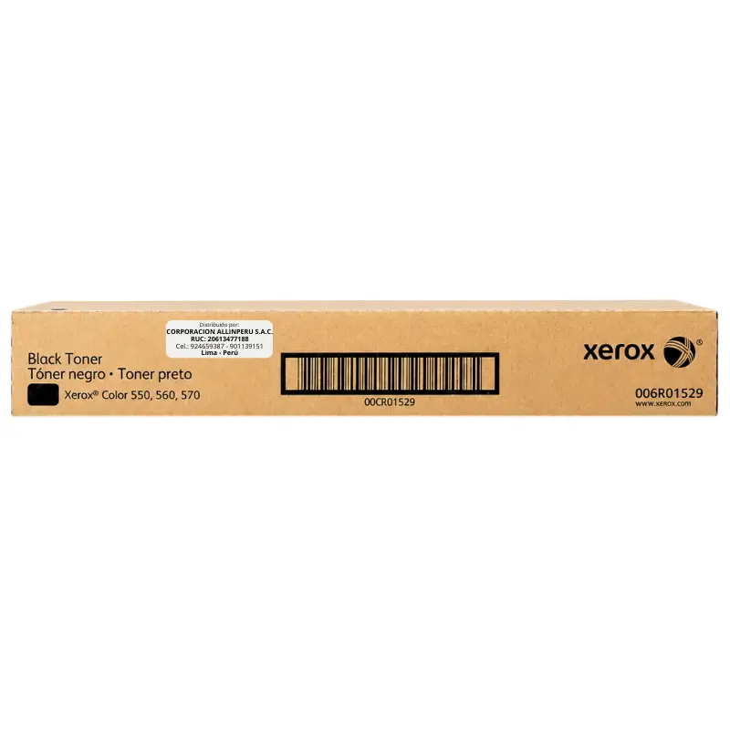 Tóner Xerox 006R01529 Negro Original Tóner Xerox 006R01529 negro original para Color 550 560 570