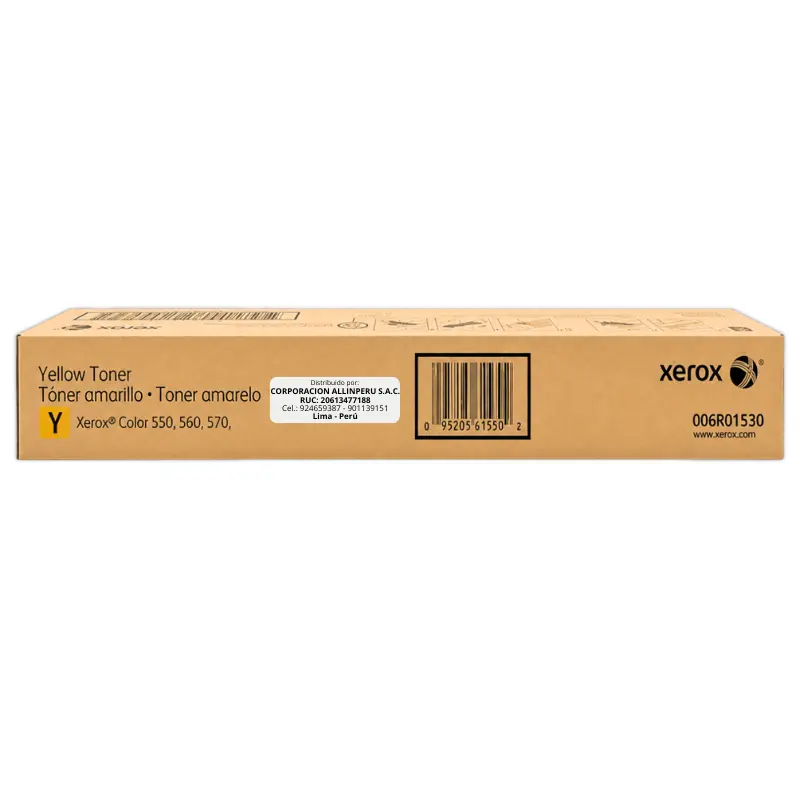 Tóner Xerox 006R01530 amarillo original para Color 550 560 570