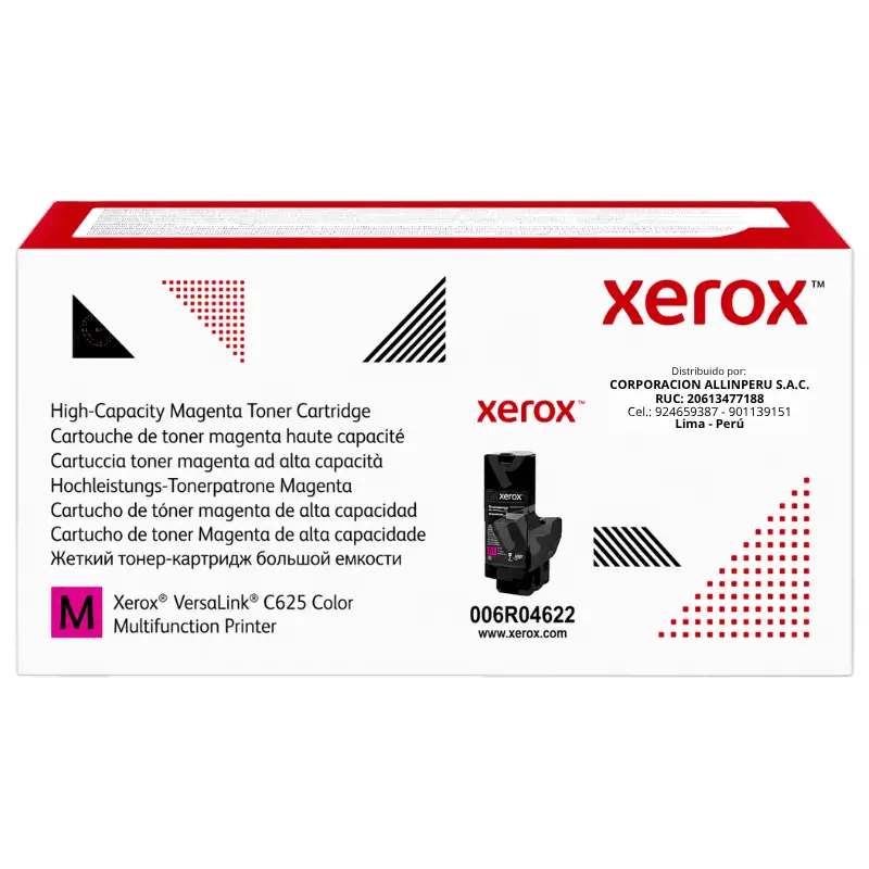 Toner Xerox 006R04622 Magenta capacidad estandar VersaLink C625