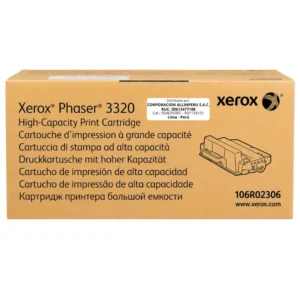 Tóner Xerox 106R02306 negro alta capacidad para Phaser 3320