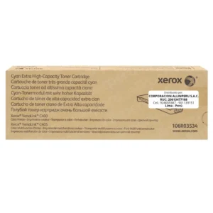 Tóner Xerox 106R03534 Cyan original para VersaLink C400 C405
