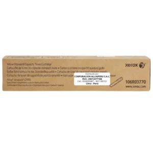 Tóner Xerox 106R03770 amarillo caja frontal VersaLink C7000
