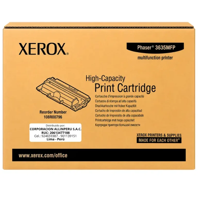 Toner Xerox 108R00796 negro original para Phaser 3635