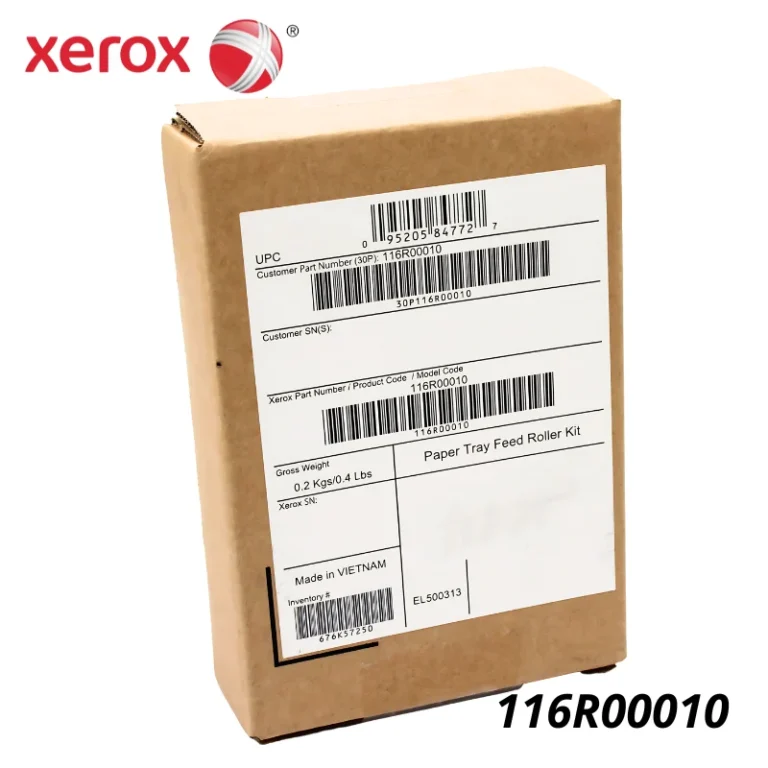 Foto de kit de rodillo Xerox 116R00010 junto a impresora VersaLink B600