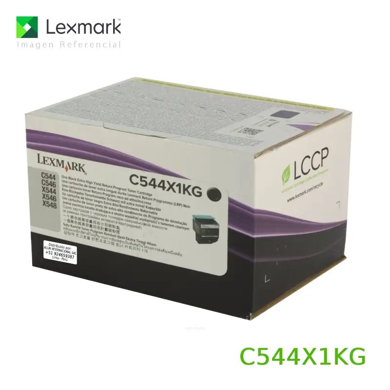 Toner Lexmark C544X1KG negro 6,000 páginas