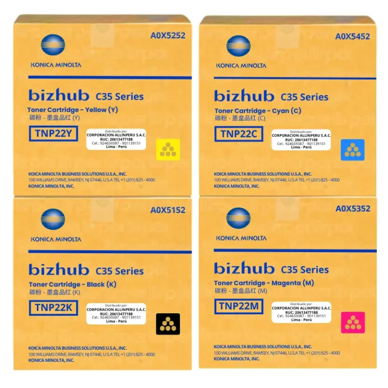 Kit de Toner Konica Minolta TN-P22 Bizhub C35, C35P Original