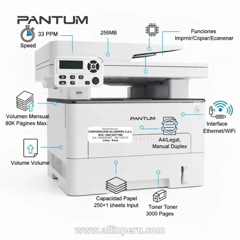 Impresora Láser Pantum M7105DW