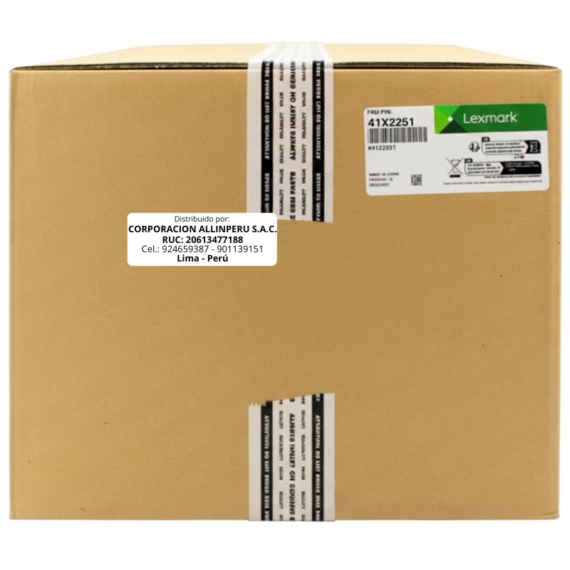 Foto de Kit de Mantenimiento Lexmark 41X2251 caja sellada vista frontal oficial
