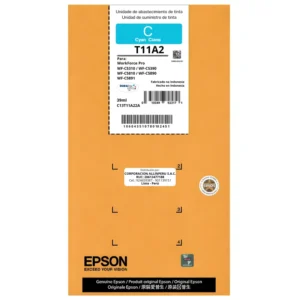 Bolsa de tinta Epson T11A220 cyan original sellada de fábrica
