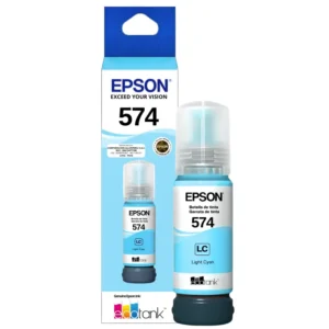 Tinta original Epson T574520 Cian Light 70 ml para EcoTank L8050 y L18050