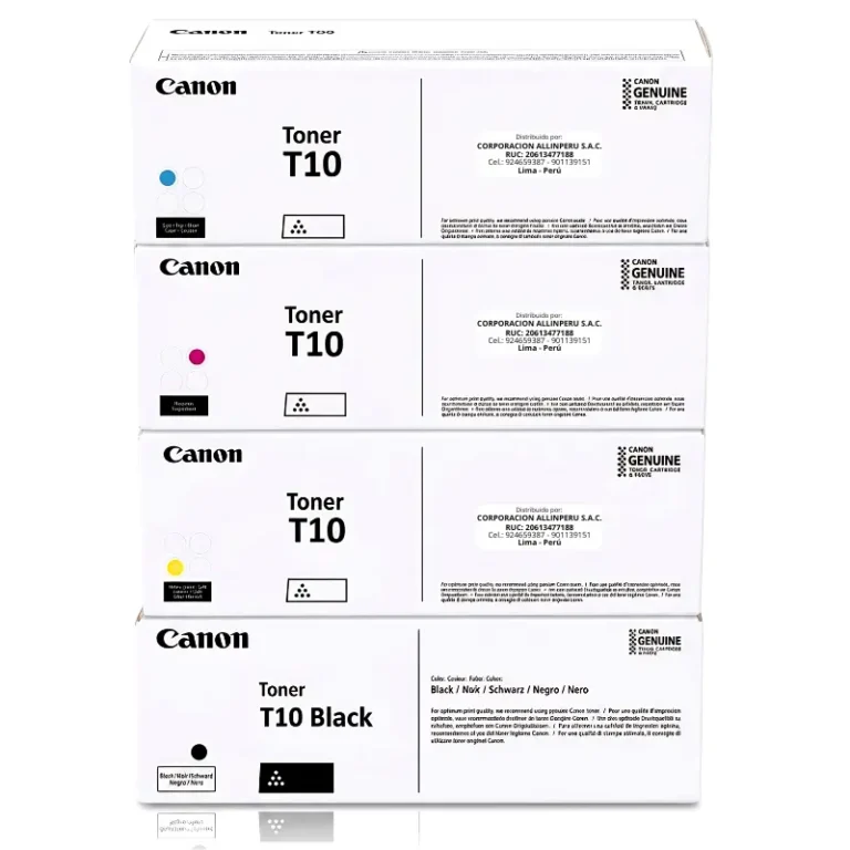 Kit toner Canon T10 original cuatro colores para imageRUNNER C1533 C1538