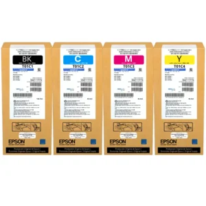 Set completo tintas Epson T01C negro cian magenta amarillo original DURABrite Ultra ink pack