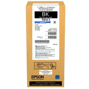 Tinta Epson T01C120 Negro original DURABrite Ultra 143.7 ml bolsa ink pack sellada