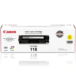 Toner Canon 118 Yellow original 2659B001 caja sellada frontal