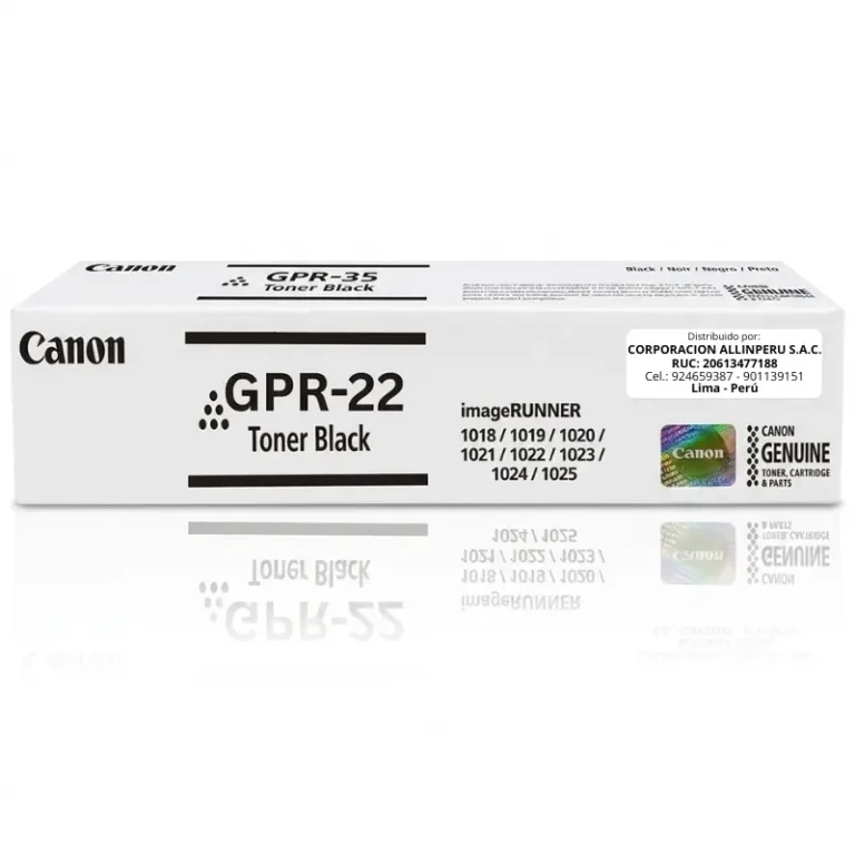 Tóner Canon GPR-22 negro original para imageRUNNER 1023 y 1025