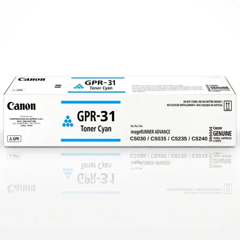 Tóner Canon GPR-31 cyan original para imageRUNNER ADVANCE C5030 C5035 C5235 C5240