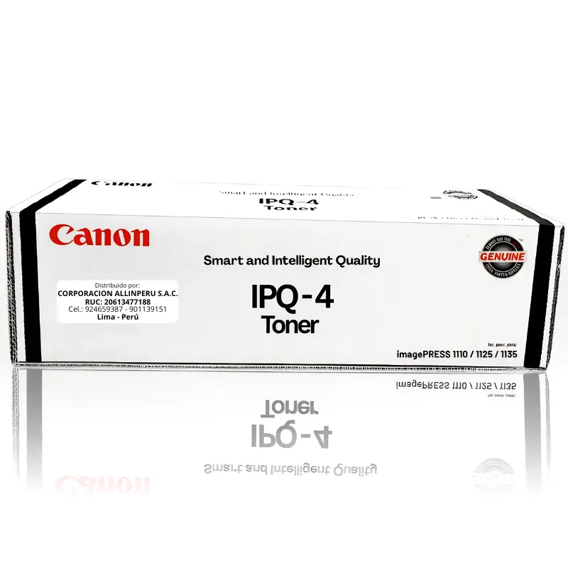 Tóner Canon IPQ-4 negro original para imagePRESS 1110P 1125P 1135P