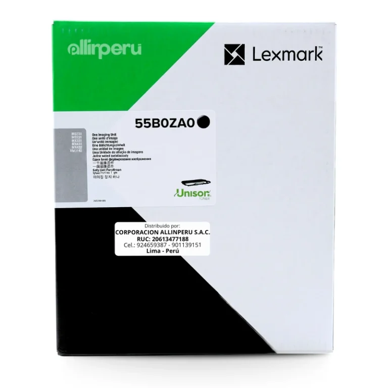 Unidad fotoconductora 55B0ZA0 Lexmark original sellada