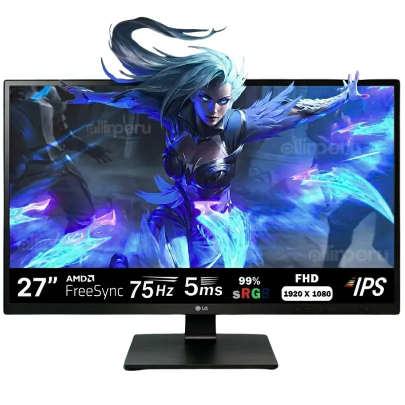 Monitor LG 27BK550Y-B 27 pulgadas vista frontal