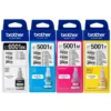 Foto de pack tintas Brother BT-5001 y BT-6001BK CMYK