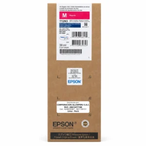 Foto de tinta Epson T12N300 magenta 39ml original para WorkForce Pro EM-C800